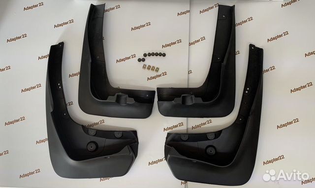 Брызговики BMW X6 2008-2014 Комплект с креплениями