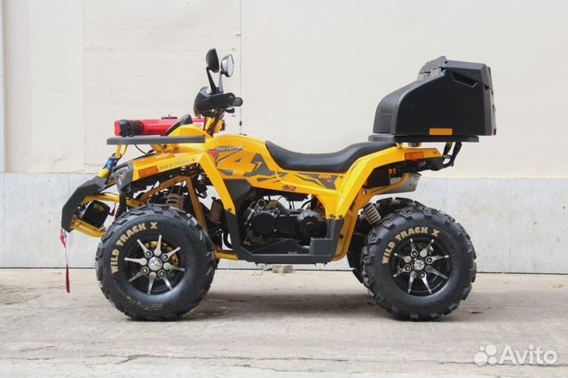 Квадроцикл motoland wild track x winch 200