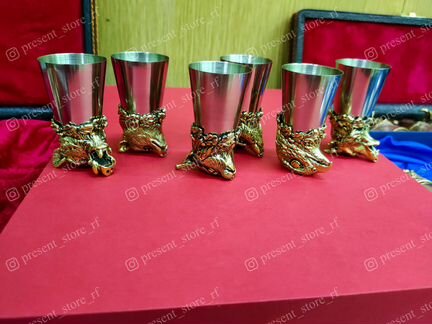 Стопки перевертыши. Литье из бронзы. Арт. 0060