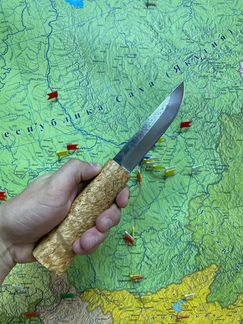 Нож для охоты и рыбалки Х12мф/карелка