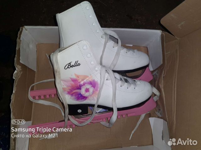 Коньки ледовые женские.р.38