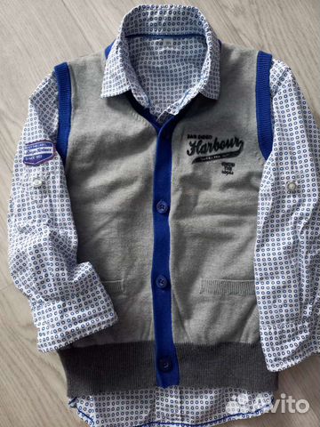 Рубашка с жилеткой