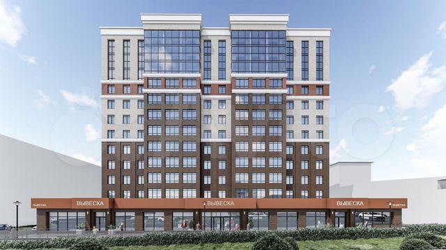 2-к. квартира, 61,4 м², 9/12 эт.