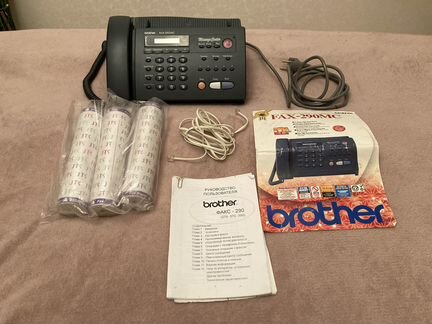 Факс Brother FAX-290MC (Япония) и бумага для факса