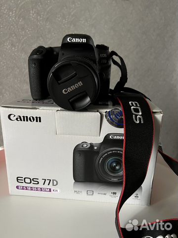 Зеркальный фотоаппарат canon 77D