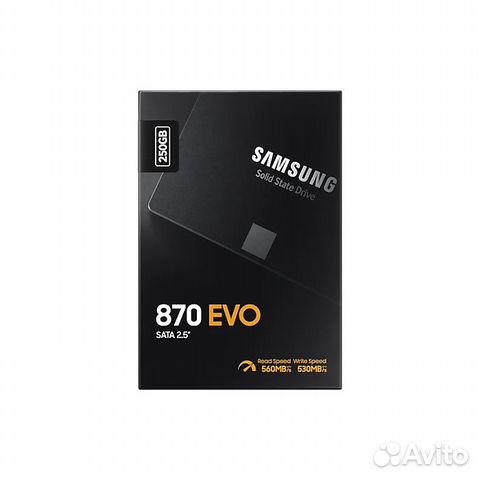 Твердотельный накопитель SSD Samsung 870 EVO 250