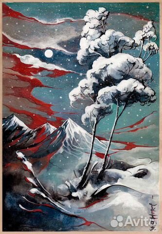 Картины в японском стиле/ укиё-э