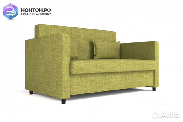 Диван еврокнижка Алекс 3 оливковый