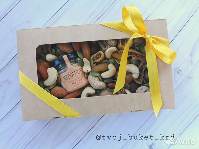 Съедобные букеты. Корзина с сухофруктами