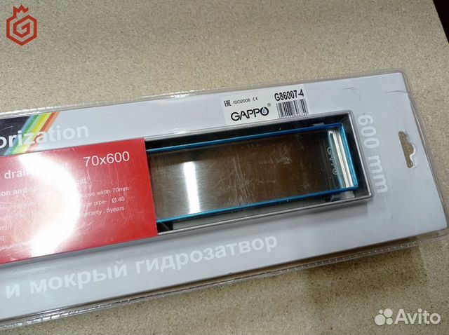 Душевой трап (лоток) Gappo G86007-4 60 см