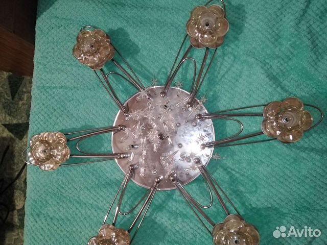 Люстра потолочная светодиодная с пультом