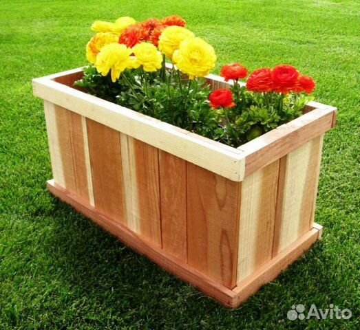 Ящик деревянный для подарков и рассады, теплицы