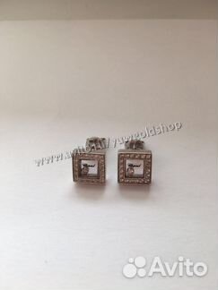 Новые золотые серьги Chopard с брилл. 0.5 ct. 8 гр
