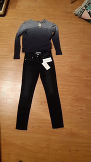 Новые джинсы и джемпер calvin klein