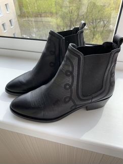 Казаки ботильоны натуральная кожа в идеале