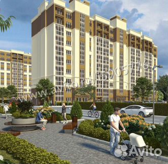 1-к квартира, 42.2 м², 8/10 эт.