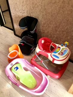 Автомобильное Детское кресло, ходунки, ванночка