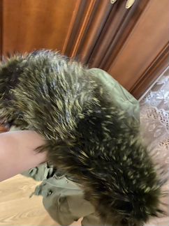 Парка женская с натуральным мехом