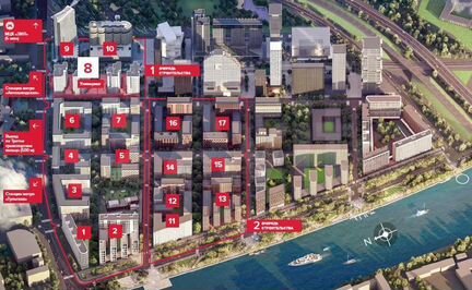 2-к квартира, 64.5 м², 3/16 эт.