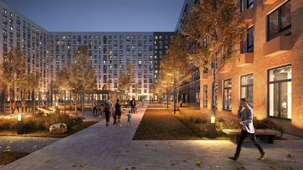 1-к квартира, 43.6 м², 4/30 эт.