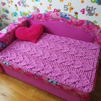 Плюшевый плед Ализе пуффи