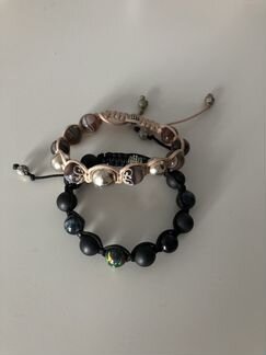 Браслеты натуральные камни/серебро