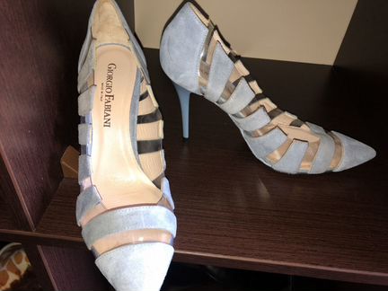 Туфли Fabiani Plexi на 37,5 новые, замша