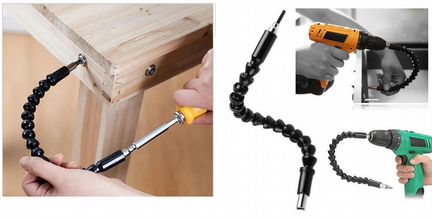 Гибкая насадка для шуруповерта )