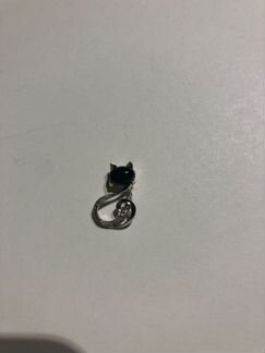 Золотой Кулон с ониксом и бриллиантами