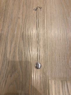 Подвеска с цепочкой серебряные