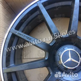 Литые диски R20 AMG Black S-class W221 W222