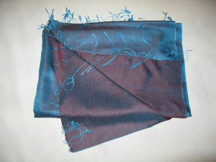 Палантин шёлк-шерсть