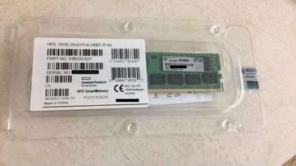 HP 16GB 2RX4 DDR4 REG ECC PC4-2400T 836220-B21 G9