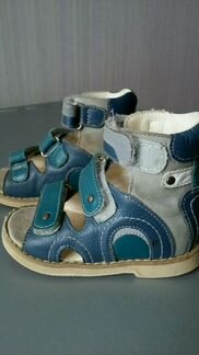 Ортопедические сандалии с высоким берцем, р-р 21