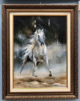 Картина Белая Лошадь