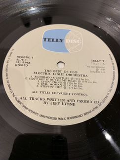ELO *The Best Of ELO* 2LP (UK original)