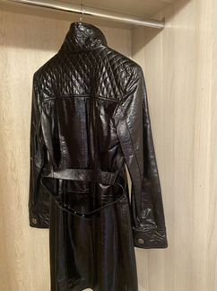 Плащ натуральная кожа