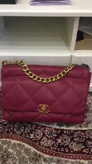 Новая кожаная сумка кроссбоди темно- красная