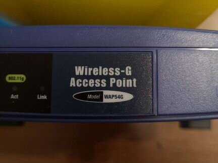 Точка доступа Wi-Fi Cisco Linksys WAP54G