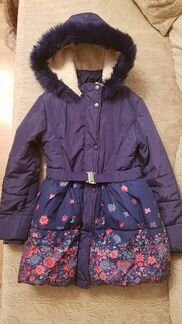 Пальто на девочку 140