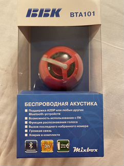 Беспроводная Портативная акустика BBK BTA101