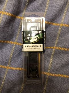 Модуль оперативной памяти patriot DDR4 - 4гб