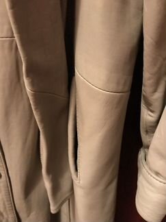 Весеннее кожаное пальто 