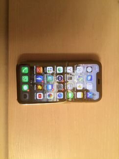 Чехол-книжка для iPhon Xl, зеркальный, цвет золото