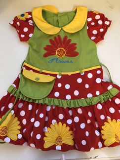 Платье для девочки на 2/3 года