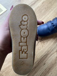 Ботинки кожа на липучках новые Falcotto 25 р