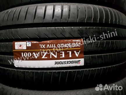 Шины Bridgestone Alenza 001 265/50 R20 111V Япония