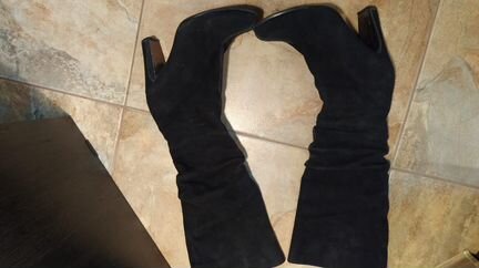 Межсезонные бархатные сапожки