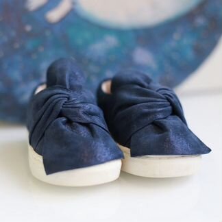 Слипоны Florens Blumarine синие 20/21