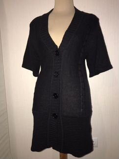 Платье-кардиган новый шерсть